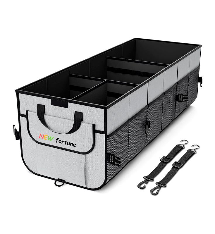 H-08 Organizator de depozitare auto pliabil cu mai multe compartimente de mare capacitate