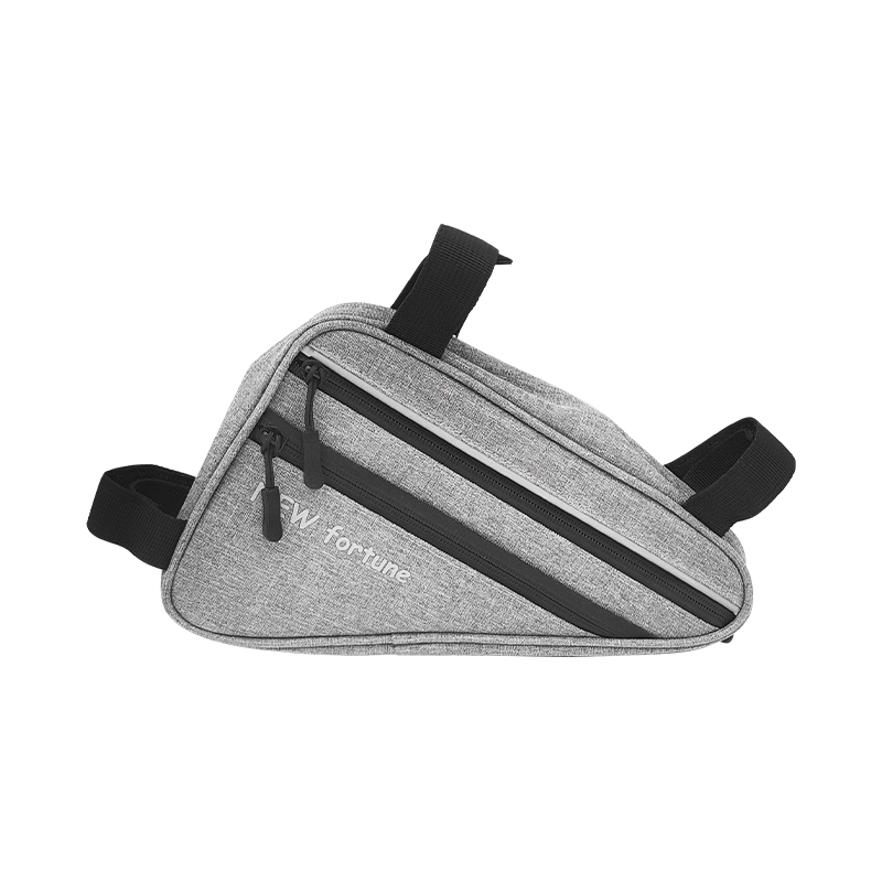 BI-01 Bandă reflectorizantă gri Geantă triunghiulară impermeabilă pentru bicicletă