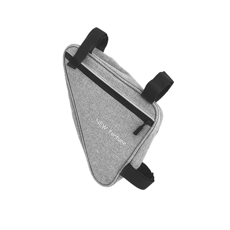 BI-02 Geantă de depozitare pentru biciclete cu bandă reflectorizantă Geantă triunghiulară